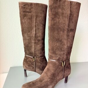 Veronica Beard | Kenzie | Brown Suede Knee High Boots | Size 8.5